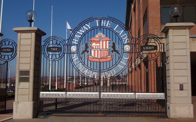 Ha'way The Lads gate at the Stadium Of Light, Sunderland - Ben Sutherland - flickr.-com